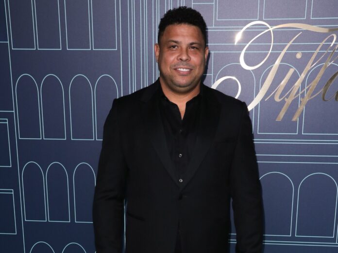 Ronaldo Luís Nazário de Lima at the Tiffany Store opening in April 2023