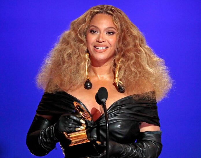 Beyonce at the 63rd Grammy Awards