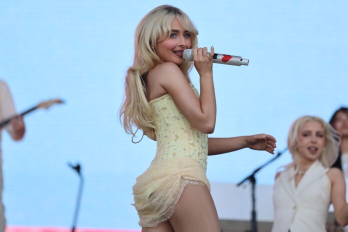 Sabrina Carpenter at the 2024 Governors Ball Music Festival in June 2024